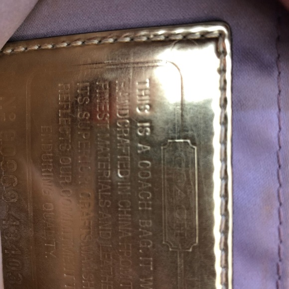 Coach clutch with handle strap - Picture 4 of 5